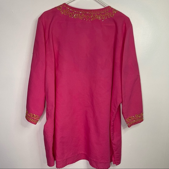Pink Jaclyn Smith Blouse - Picture 4 of 8